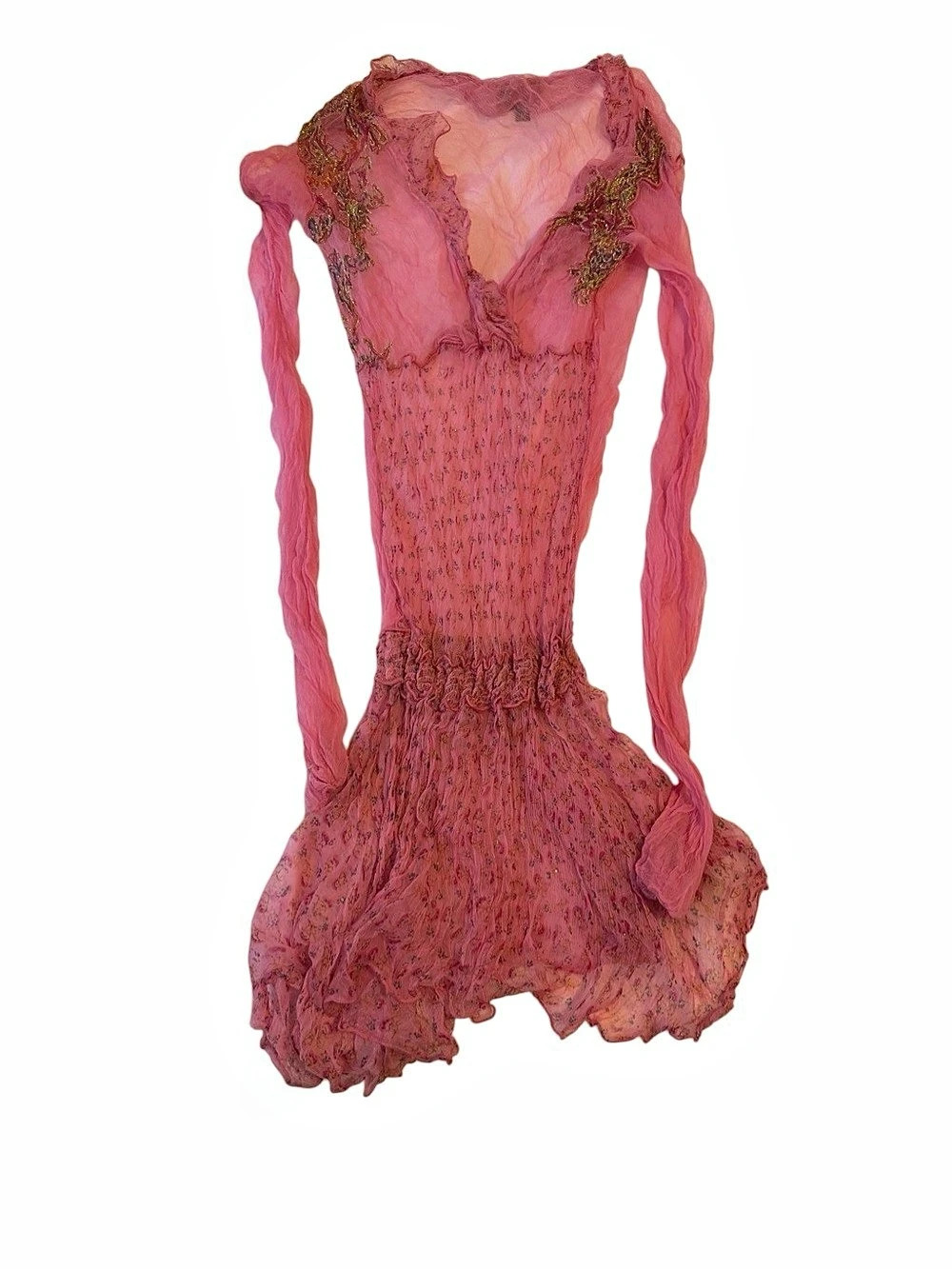 Aoyama Itchome Pink Mini Dress Size Medium Like New